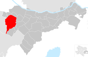 Lage der Gemeinde Himberg im Bezirk Bruck an der Leitha (anklickbare Karte)