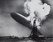 Fotojournalismus: Sam Shere: Explosion der Hindenburg 1937