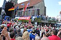Nordseite: Siegesfeier für die SG Flensburg-Handewitt zum Gewinn der EHF Champions League 2014