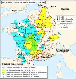 Councils of Orleans (533) and Clermont (535).