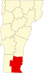 Windham County map