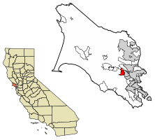 Location in Marin County, California