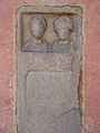 Stele in memory of C. Iulius Censo and Iulia Privata