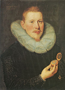 Rudolf Amsinck (1577–1636), Hamburg Senator and merchant (This and the following painting by David Kindt)