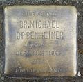 Stolperstein für Michael Oppenheimer (Hülchrather Straße 6)