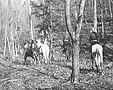 Robbers mount their horses