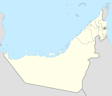 Karte: Vereinigte Arabische Emirate