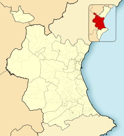 Cueva de Bolomor is located in Province of Valencia
