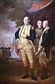 Washington, Lafayette & Tilghman at Yorktown (1784)