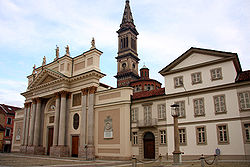 Alessandria Cathedral on the Piazza del Duomo