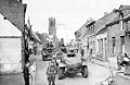 Armoured cars in the Belgian-Dutch border town of Putte – 11 October 1944