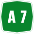 Autostrada A7 shield}}