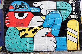 Berliner Bär Graffiti