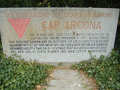 Monument to victims of Cap Arcona in Klütz