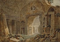 Architectural fantasy with Roman ruins, n.d., Metropolitan Museum of Art