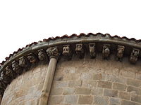 Corbels in the Collegiate of San Pedro de Cervatos.