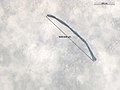 Image 100640 μm microplastic found in the deep sea amphipod Eurythenes plasticus (from Marine habitat)
