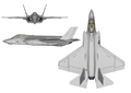 Dreiseitenansicht der F-35C