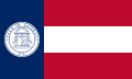 Flag of Georgia from 1920 to 1956