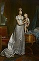 Marie-Louise von Österreich (1763–1814), zweite Gemahlin Napoleons I. (mit dem Sohn Napoleon II.)