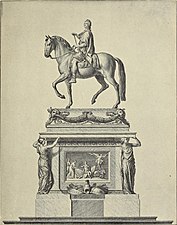 Design by Edmé Bouchardon for statue of the King on Place Louis XV (destroyed)