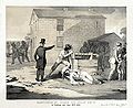 Image 1Martyrdom of Joseph and Hiram Smith in Carthage jail, June 27th, 1844. This unusual black-and-white lithograph has a second yellow-brown layer on top of it. Image credit: G.W. Fasel (painter); Charles G. Crehen (lithographer); Nagel & Weingaertner, N.Y. (publishers); Library of Congress (digital file); Adam Cuerden (upload) (from Portal:Illinois/Selected picture)
