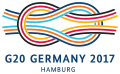 Logo des G20-Gipfels in Hamburg (2017)