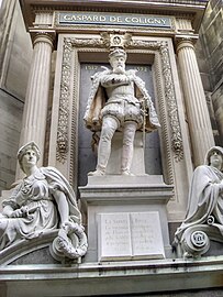 Statue von Gaspard de Coligny