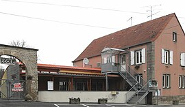 The town hall in Hirschland