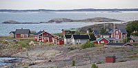 A fishing village at Jurmo Island in Korpo, Finland