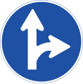 Straight and Right Turn