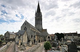 The church in Langrune-sur-Mer