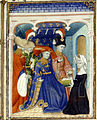 Louis of Orléans meeting Christine de Pisan