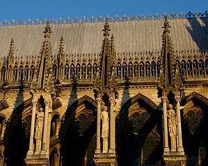Detail of the north roofline