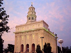 The rebuilt Nauvoo Temple was completed in 2002.