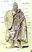 Costume design for Prince Igor