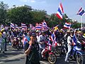 Image 18Protesters mobilising, 1 December 2013 (from History of Thailand)