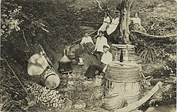 Moonshine makers in Alam-Linda during the 1920s.