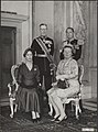 Queen Louise on a state visit to the Netherlands, 1955