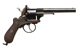 Belgian-made Lefaucheux revolver, c. 1860 – 1865