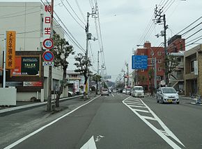 Route439 jp Shimanto Nakamura City.JPG