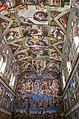 Image 9The Sistine Chapel ceiling, with frescos done by Michelangelo (from Culture of Italy)