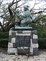 "Girl in red shoes" statue in Shizuoka prefecture.