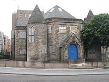 Photo of the Old Kirk on Holyrood Road in 2018