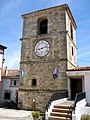 Clock tower in Lastres, Colunga