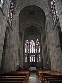 Interior towards choir