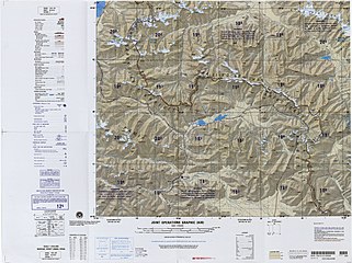 Portion of the China-USSR (Tajik SSR) border (DMA, 1988)[f]