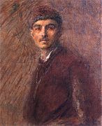 Self-portrait, Władysław Podkowiński