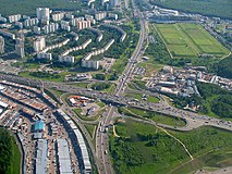 MKAD interchange with Profsoyuznaya street/A-101 (Kaluzhskoe shosse)