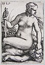 Judith, engraving, 1525